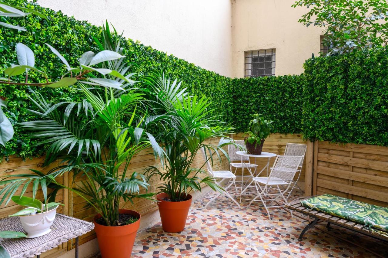 Sea Front Flat Promenade Des Anglais With Garden Ницца Экстерьер фото